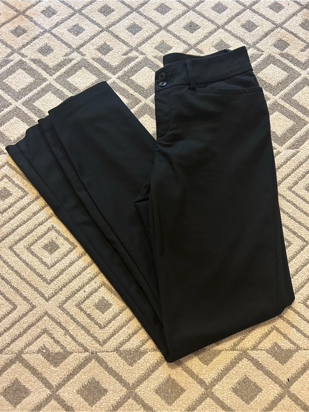 Women's Black Stretch Dress Pants - Classic Fit